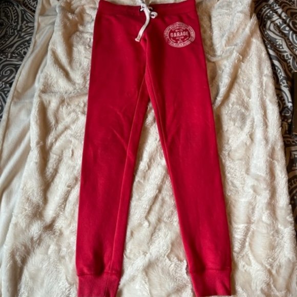 2/$40 Garage Coral Joggers Ladies Junior Size XS - Picture 2 of 12
